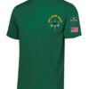 A green shirt with the words " vietnam war " on it.